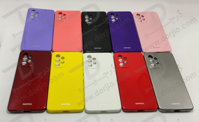 گارد ژله‌ای رنگ ثابت مخصوص گوشی Galaxy A52 4G-5G مارک GRIFEIN