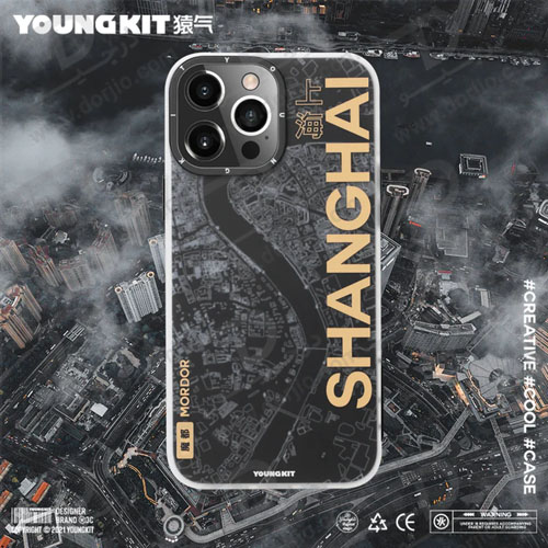 خرید گارد طرح شانگهای iPhone 13 Pro مارک YOUNGKIT