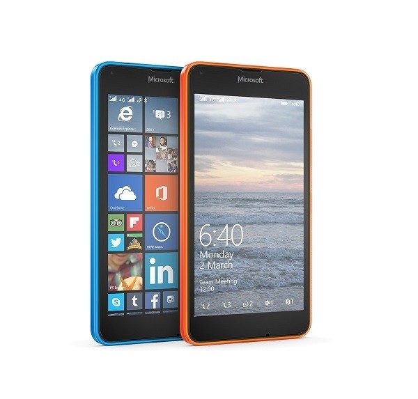 Lumia 640 press front