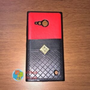 کاور دو لایه چرمی و ژله ای Lumia 730-735 مارک Fashion