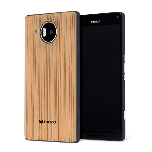 950XL wood mid light standing with black logo2
