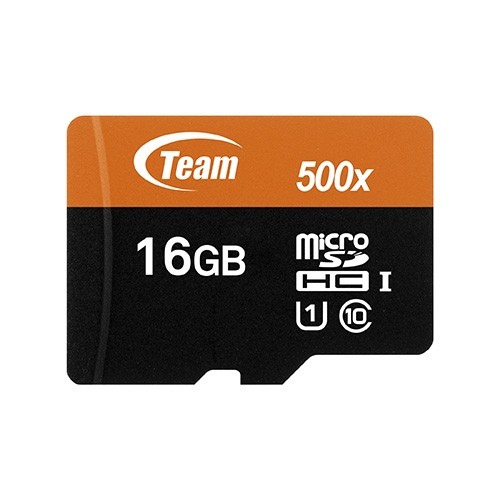 TeamGroup microSD HC U1 Class 10 80MBps 500X 16GB