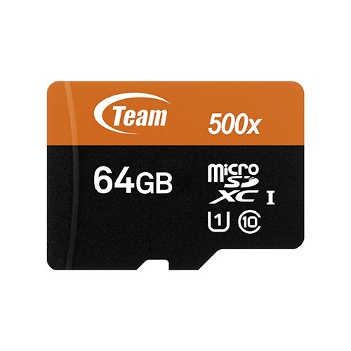 TeamGroup microSD HC U1 Class 10 80MBps 500X 64GB