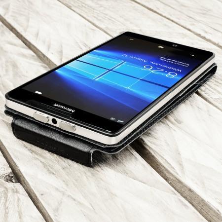 فلیپ کاور چرم نوت بوکی لومیا 950xl مارک mozo