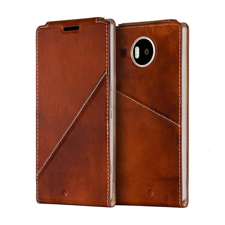 فلیپ کاور چرم نوت بوکی لومیا 950xl مارک mozo