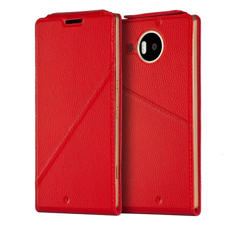 فلیپ کاور چرم نوت بوکی لومیا 950xl مارک mozo