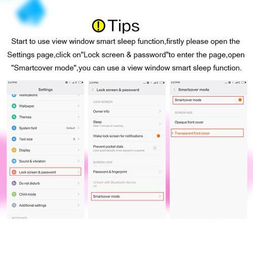 تنظیمات اسمارت کاور nillkin