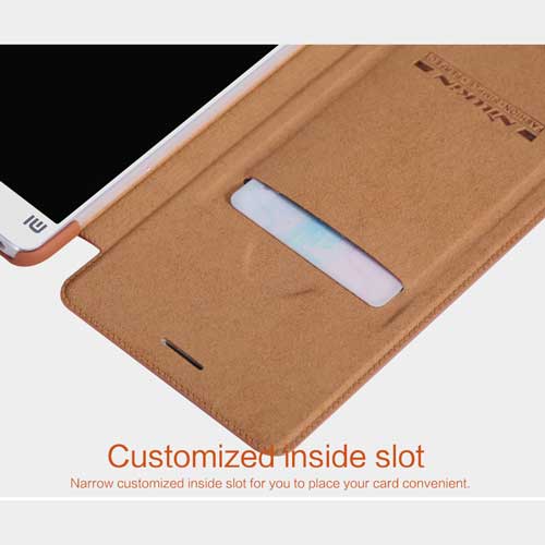 کیف چرمی شیائومی MI Note مارک Nillkin Qin