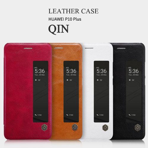 کیف-چرم-هوشمند-هوآوی-P10-Plus-مارک-نیلکین