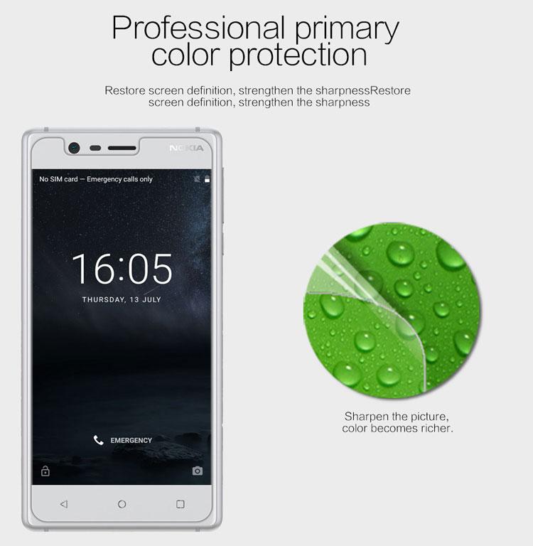رچسب محافظ صفحه نمایش شفاف نوکیا 3 مارک نیلکین