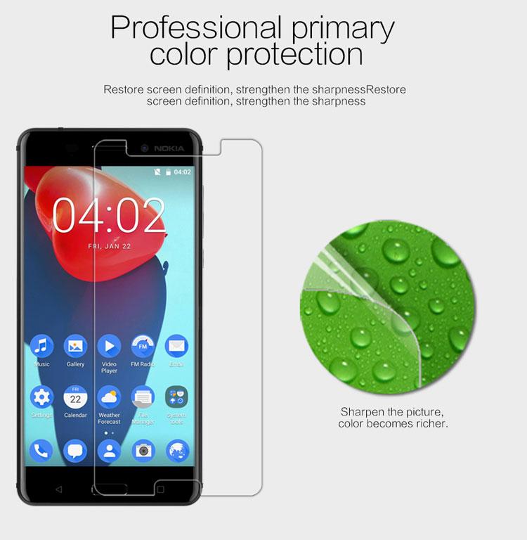 برچسب محافظ صفحه نمایش شفاف نوکیا 6 مارک نیلکین