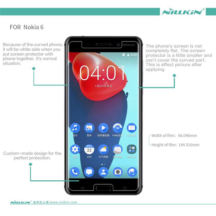 محافظ صفحه نمایش شفاف نوکیا 6