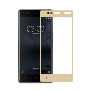 محافظ صفحه نمایش شیشه‌ای 3D Full گوشی Nokia 3