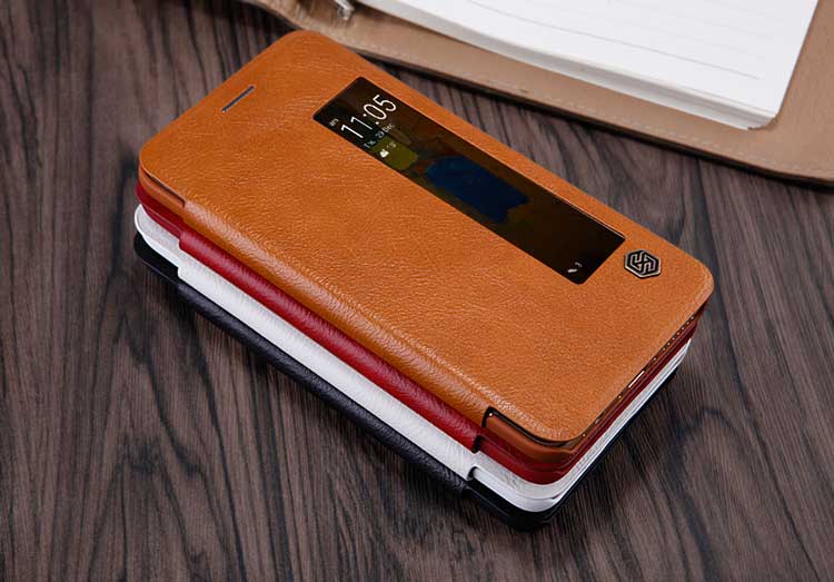 کیف چرم هوشمند هوآوی Mate 9 Pro مارک نیلکین