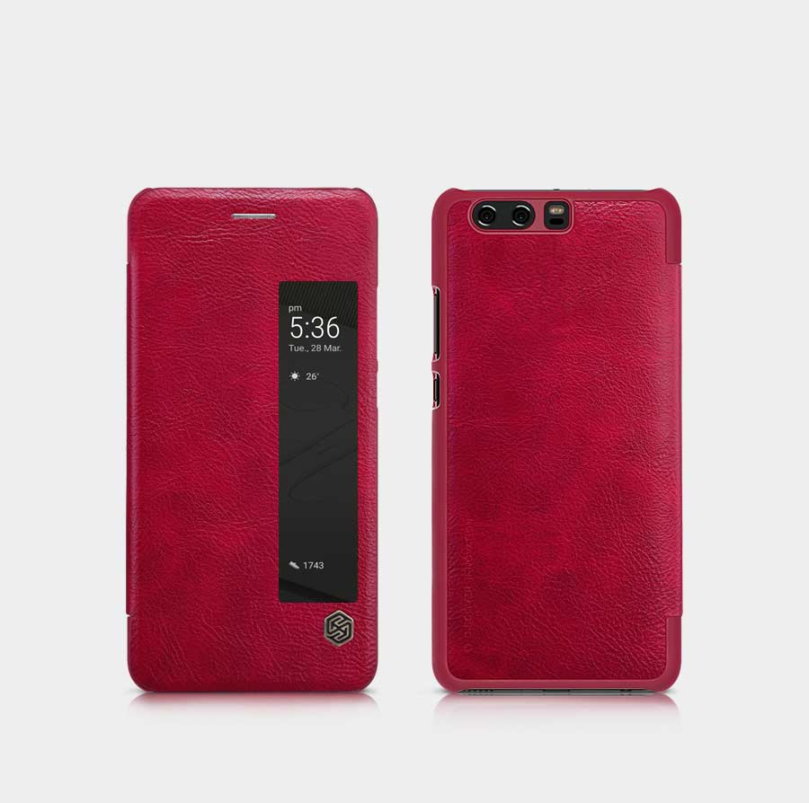 کیف-چرم-هوشمند-هوآوی-P10-Plus-مارک-نیلکین