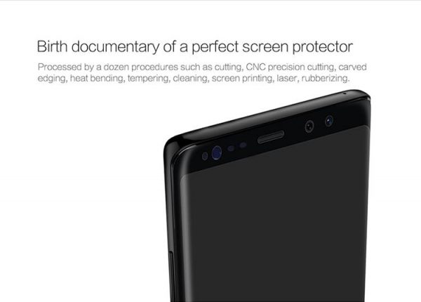 گلس 3D و نشکن گلکسی نوت‌8 Nillkin 3D CP+MAX Anti-Explosion Glass