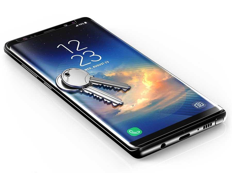 گلس 3D محافظ صفحه نمایش گوشی گلکسی نوت 8