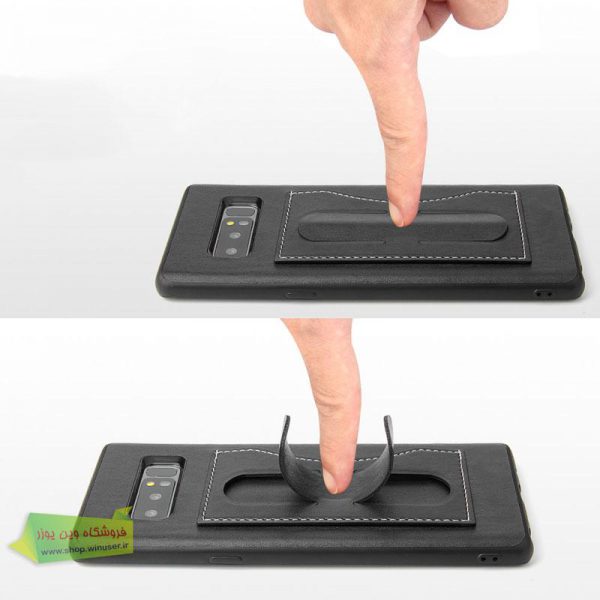 قاب چرم استند دار گلکسی نوت 8 مارک KANJIAN