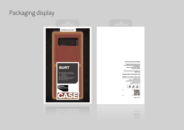 قاب چرم گلکسی نوت 8 Nillkin BURT CASE Note