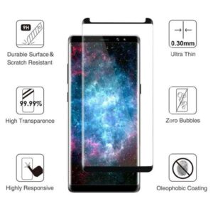 گلس 3D فول محافظ صفحه نمایش گوشی گلکسی نوت 8