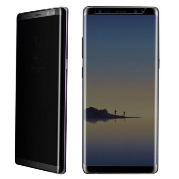 گلس و محافظ صفحه نمایش گلکسی نوت ۸ با فیلتر امنیتی زاویه دید