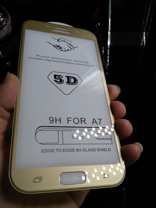 گلس 5D فول چسب گلکسی A7 2017
