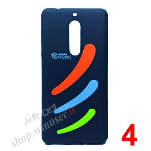 قاب ژله‌ای طرح دار نوکیا 5 مارک cococ