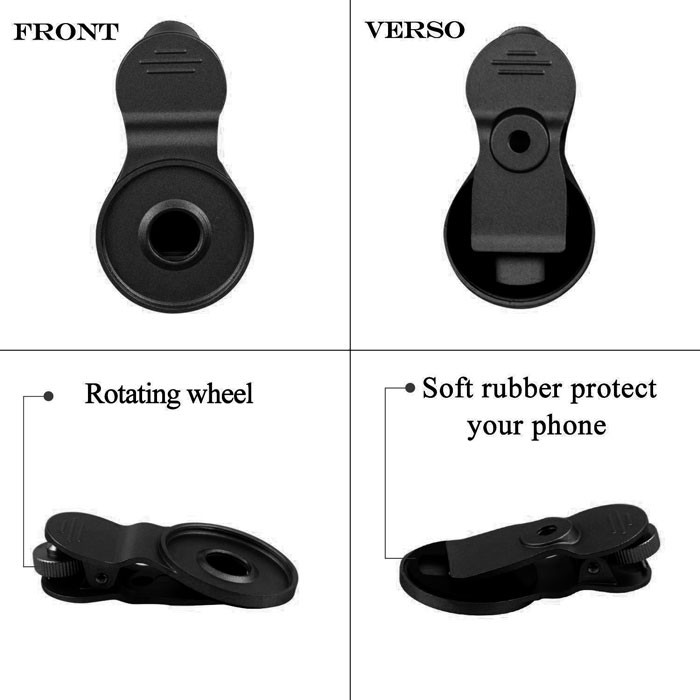 لنزهای زوم 12x | ماکرو | واید + پایه