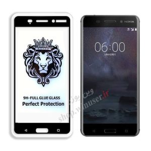 گلس تمام صفحه فول چسب نوکیا 6