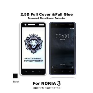 گلس فول چسب نوکیا 3