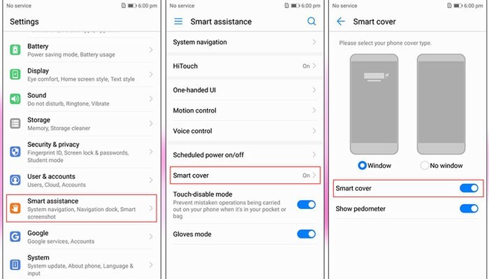 کیف چرم هوشمند هوآوی Mate 10 Pro مارک نیلکین
