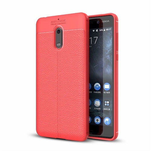 قاب اورجینال نوکیا 6 طرح چرم