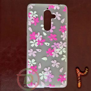 گارد ژله‌ای طرح گُل نگین دار نئونی نوکیا 7 پلاس