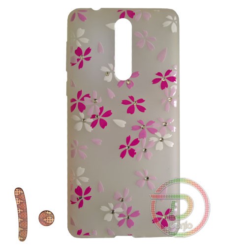 Rose & Neon Cover For Nokia 8