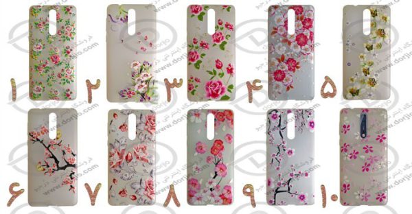 Rose & Neon Cover For Nokia 8