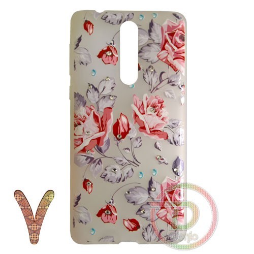 Rose & Neon Cover For Nokia 8