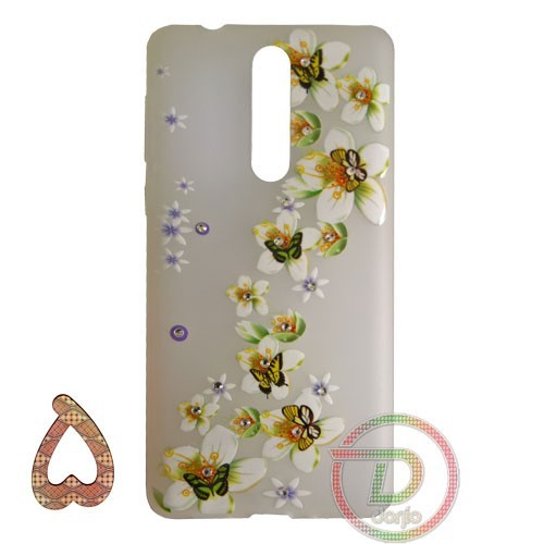Rose & Neon Cover For Nokia 8