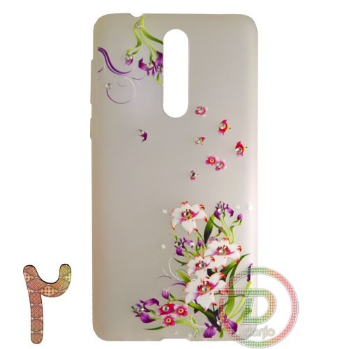 Rose & Neon Cover For Nokia 8