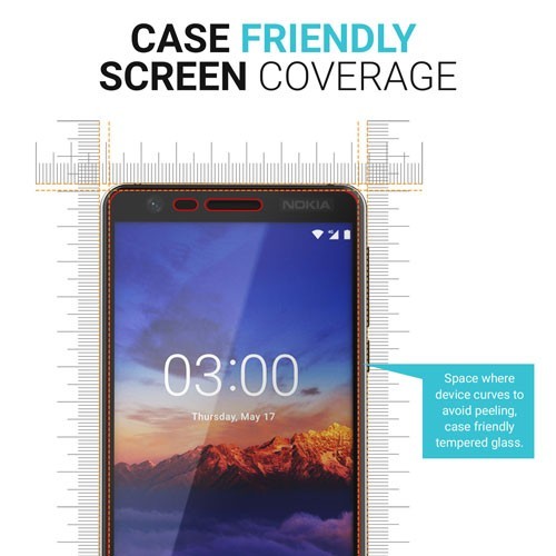 گلس فول چسب نوکیا 3.1 | nokia 3.1