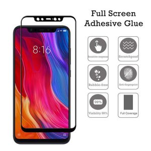 گلس 3D تمام صفحه فول چسب Xiaomi MI8