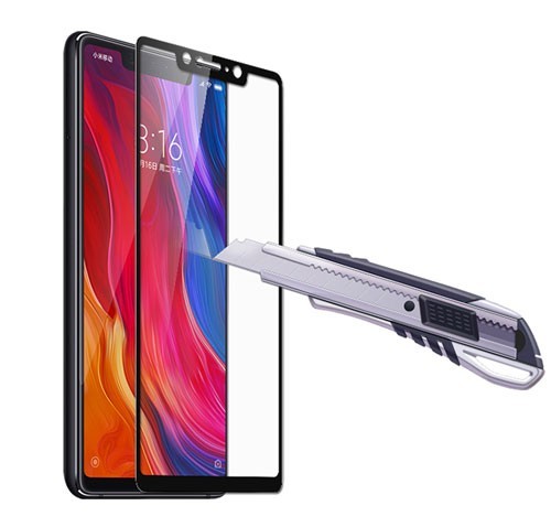 گلس 3D تمام صفحه فول چسب شیائومی MI 8 SE