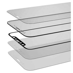 گلس 5D تمام صفحه فول چسب آیفون xs