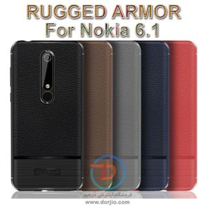 گارد ژله‌ای ضد ضربه گوشی نوکیا 6.1  مدل Rugged Armor