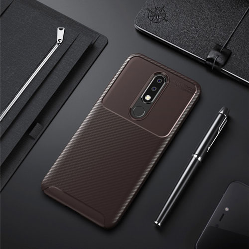 قاب کربنی نوکیا 5.1 پلاس مارک AUTO FOCUS