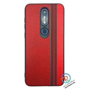 قاب محافظ چرمی نوکیا 6.1 پلاس / X6 مدل Shell Road