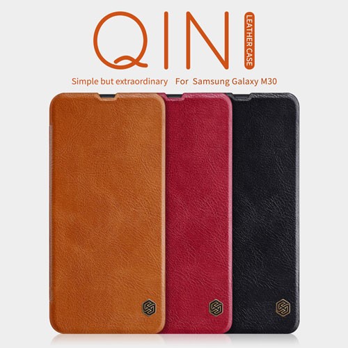 کیف چرمی سامسونگ گلكسي ام 30 مارك Nillkin Qin