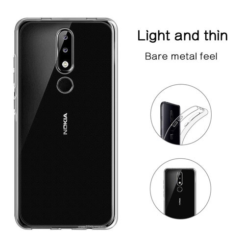 قاب محافظ ژله‌ای شفاف نوکیا 7.1 - Nokia 7.1