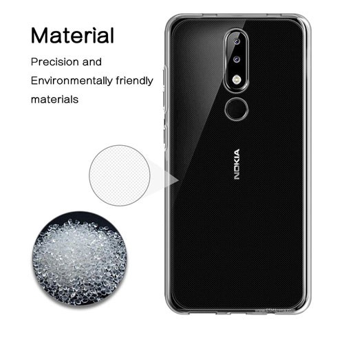 قاب محافظ ژله‌ای شفاف نوکیا 7.1 - Nokia 7.1