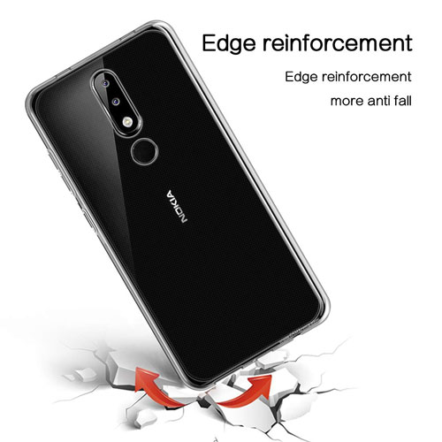 قاب محافظ ژله‌ای شفاف نوکیا 7.1 - Nokia 7.1