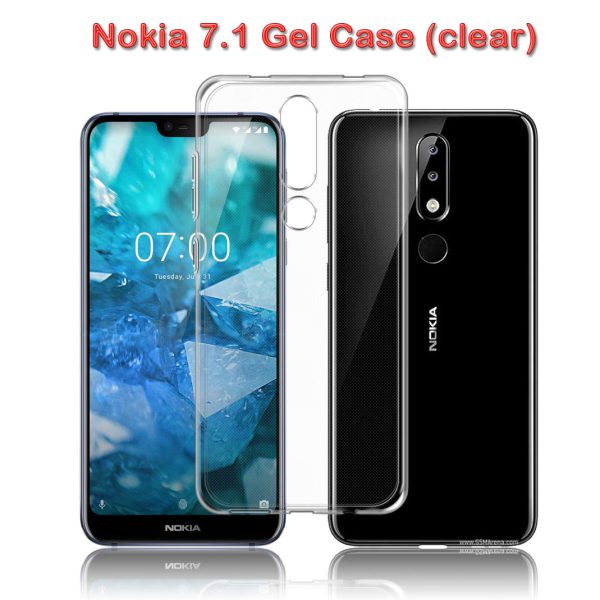 قاب محافظ ژله‌ای شفاف نوکیا 7.1 - Nokia 7.1